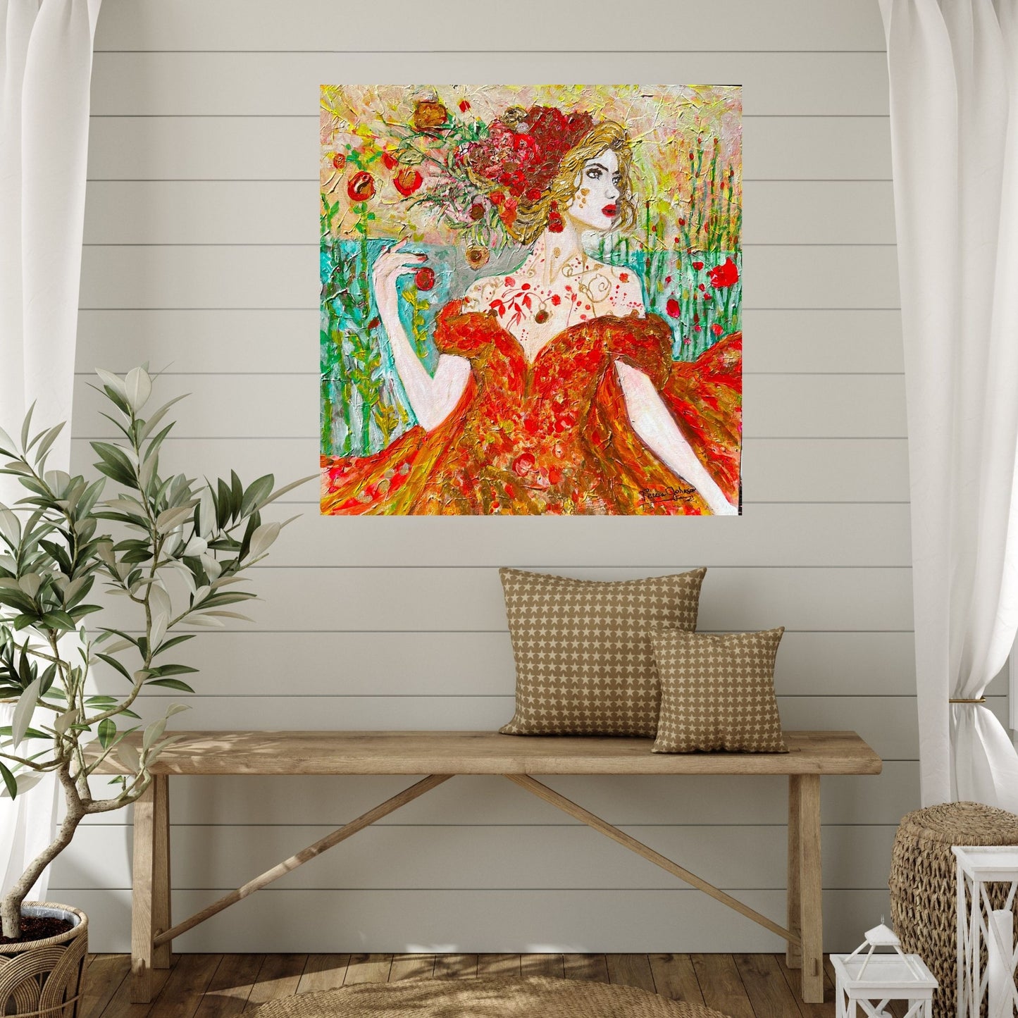 The Queen of Spring- Art Giclee Paper- Wood- Metal- Canvas