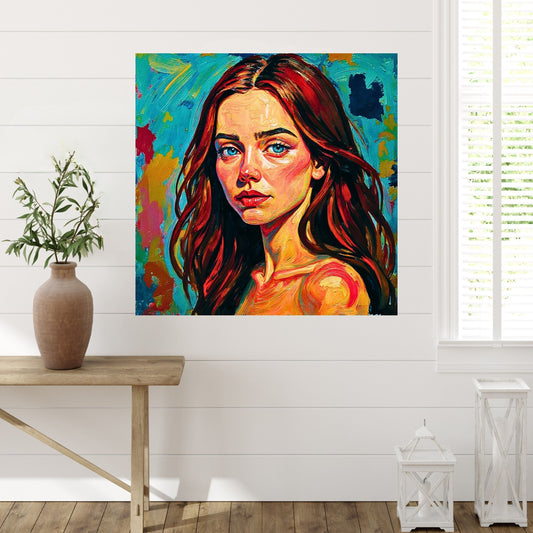 Echoes in Color, Abstract Colorful Wall Art Print, Modern Abstract Painting, Vibrant Contemporary Decor, Large Statement Artwork, Colorful Home Decor