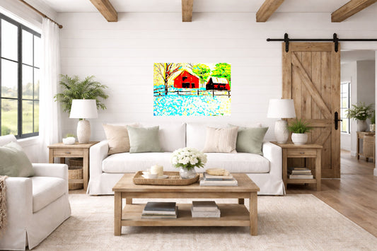 Forsyth Barns| Giclee Paper- Wood- Metal- Canvas