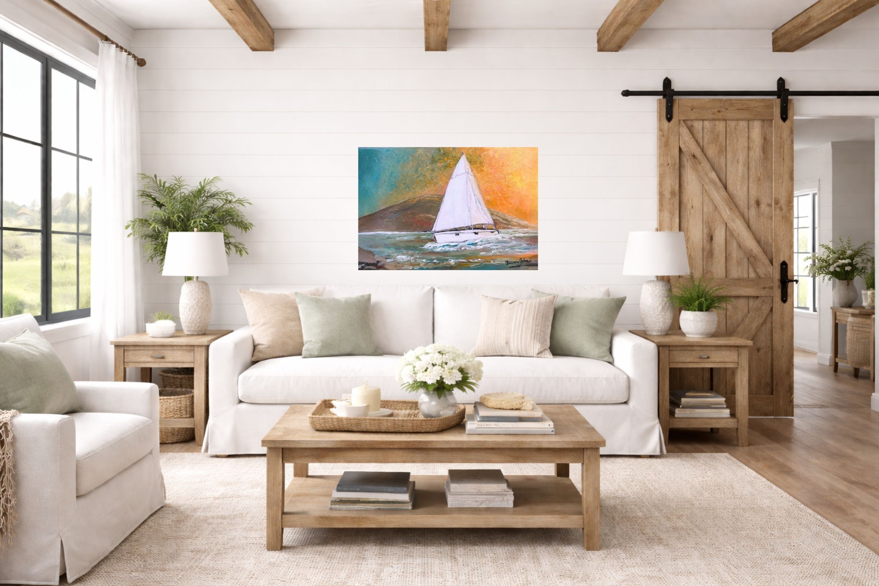 Evening Passage | Print of Teresa Johnson Original | Giclee Paper - Wood - Metal - Canvas