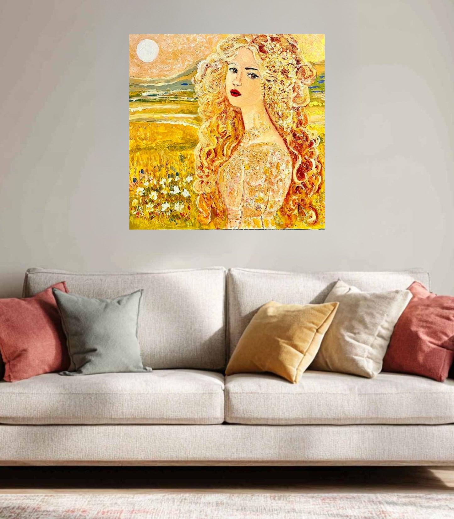 The Queen of Summer- Art Giclee Paper- Wood- Metal- Canvas