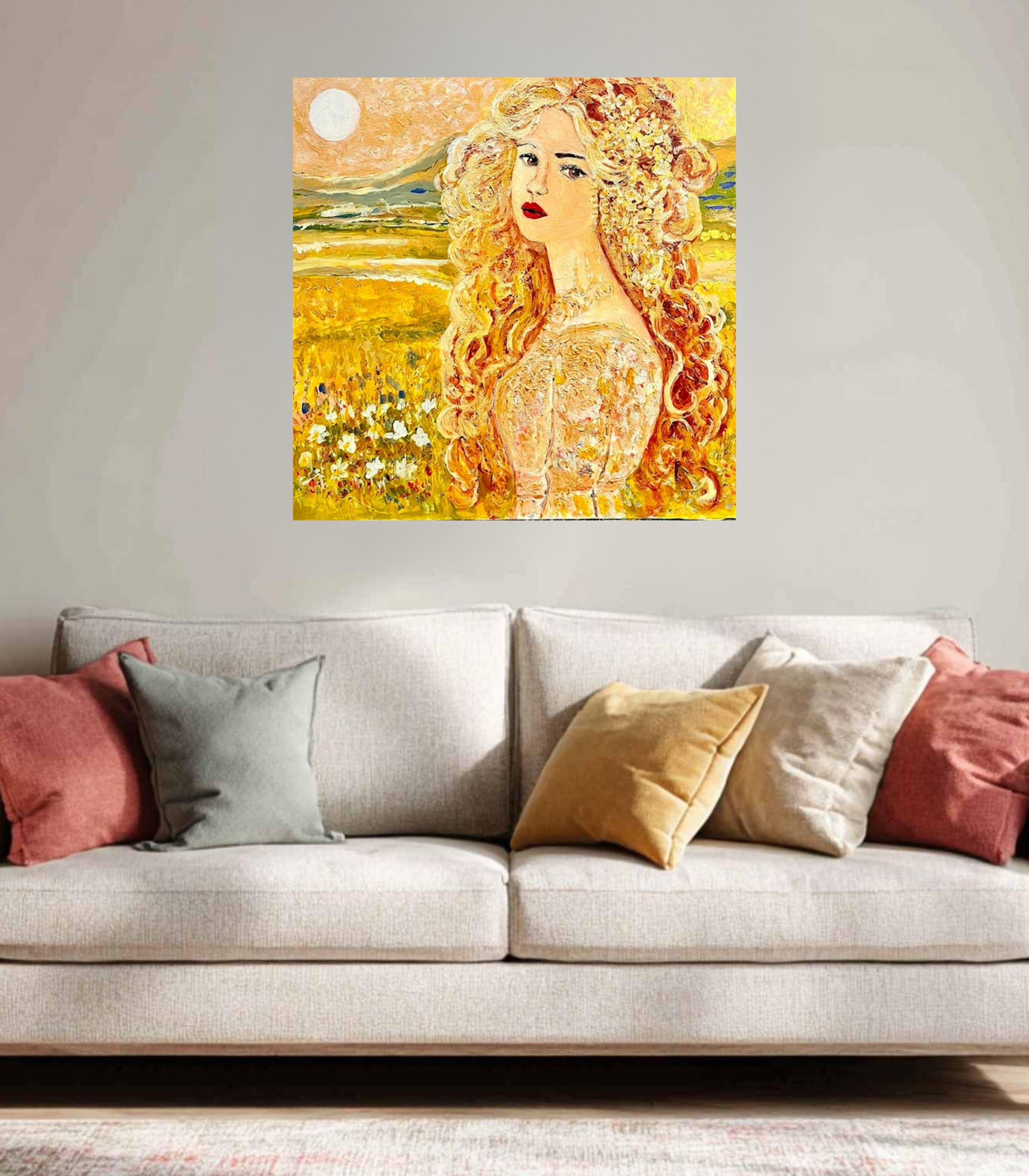 The Queen of Summer- Art Giclee Paper- Wood- Metal- Canvas