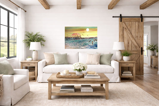 Can't Get Enough of The Mississippi Gulf Coast-Giclee Paper- Wood- Metal- Canvas