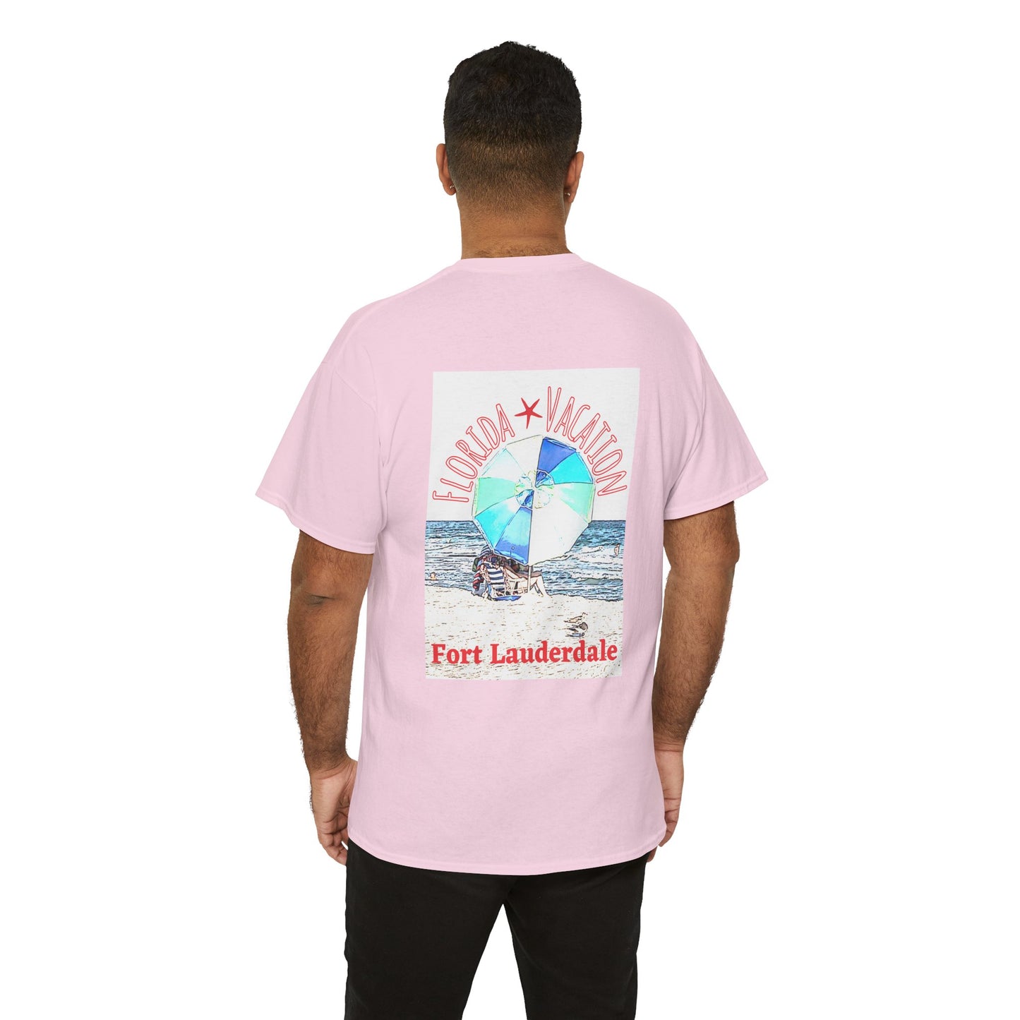Florida Vacation Fort Lauderdale - Amazing Unisex Heavy Cotton Short Sleeve Tee Shirts!