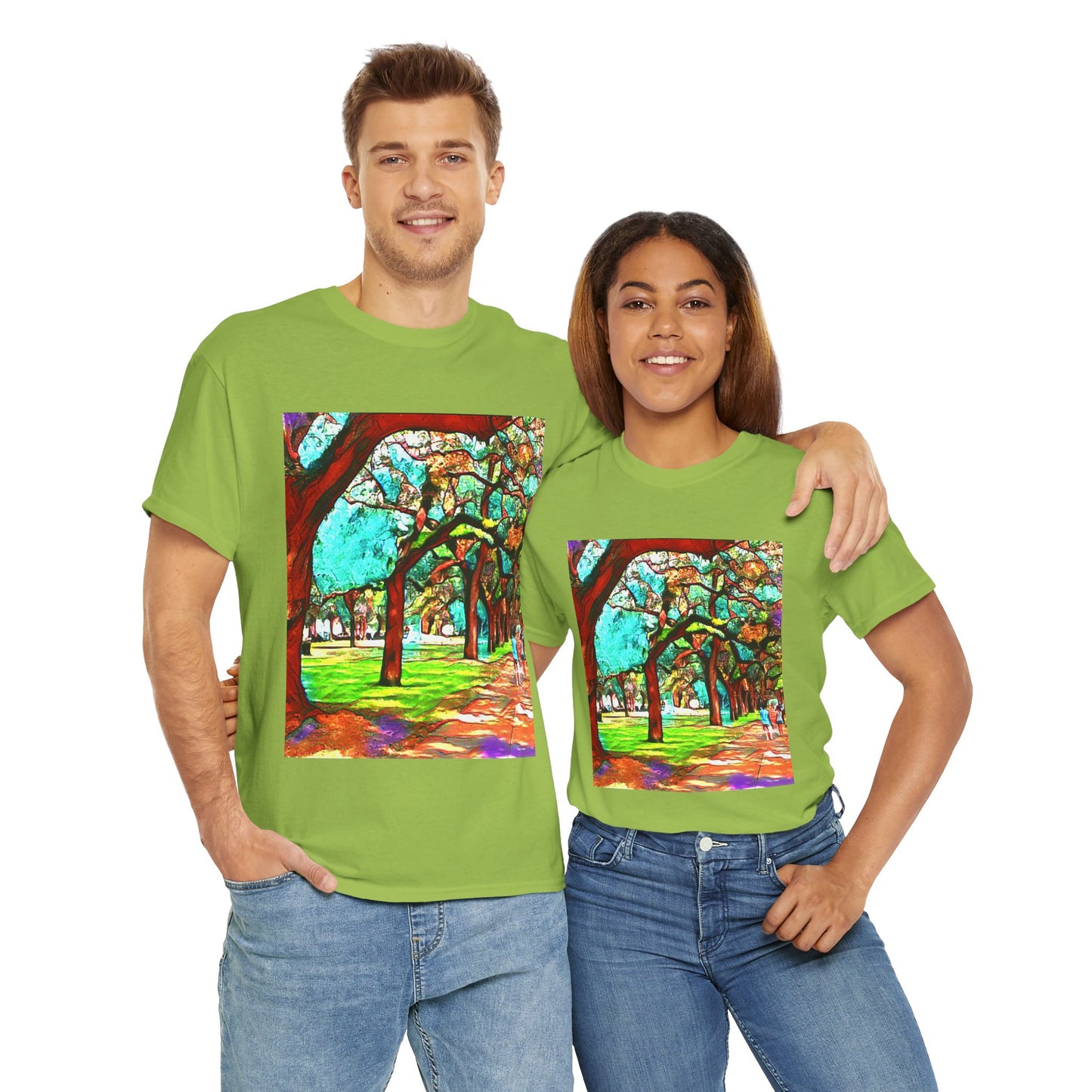 Savannah Walk -Amazing Unisex Heavy Cotton Short Sleeve Tee Shirts!