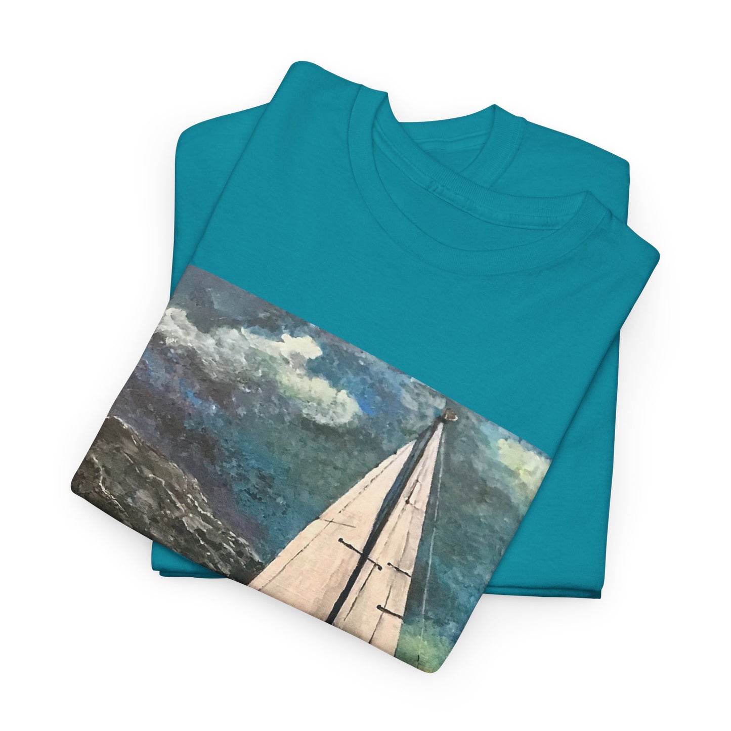Tropical Sailing - Amazing Unisex Heavy Cotton Short Sleeve Tee Shirts!