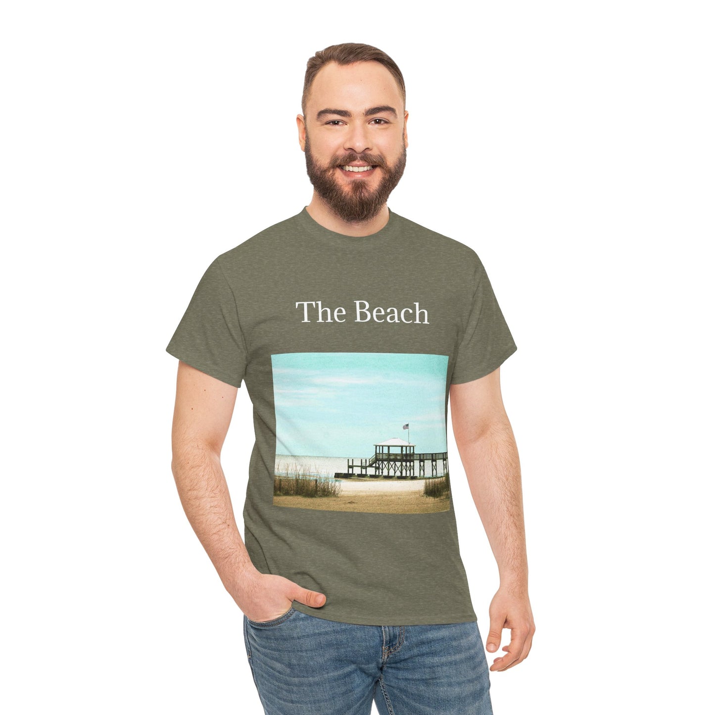 The Beach- Amazing Unisex Heavy Cotton Short Sleeve Tee Shirts!