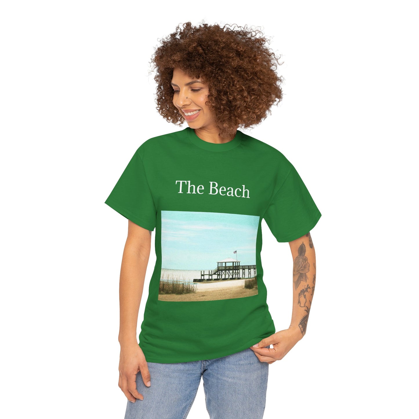 The Beach- Amazing Unisex Heavy Cotton Short Sleeve Tee Shirts!