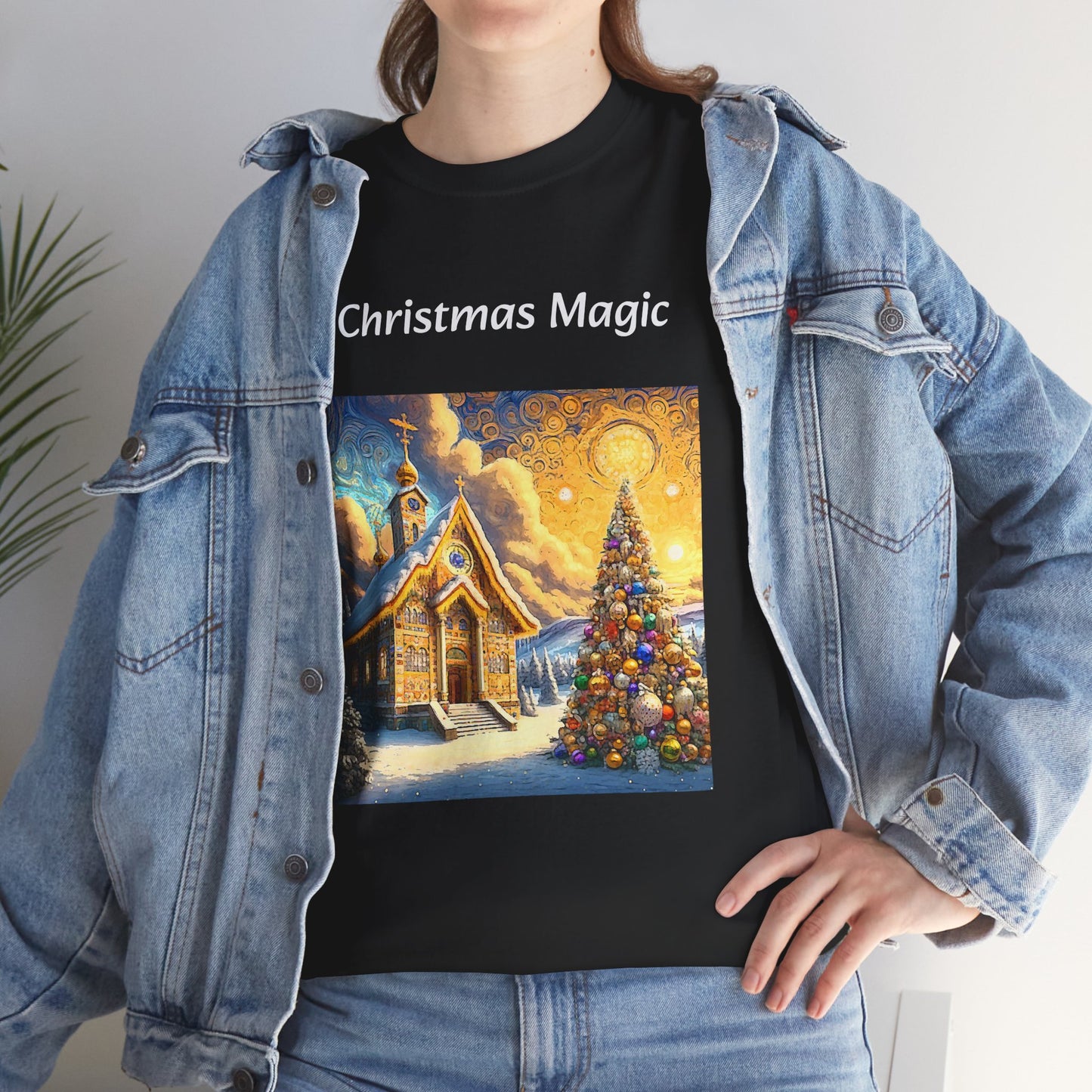 Magic Christmas Amazing Unisex Heavy Cotton Short Sleeve Tee Shirts!
