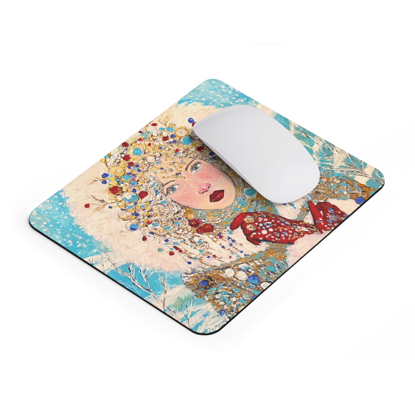 The Queen of Winter Mousepad