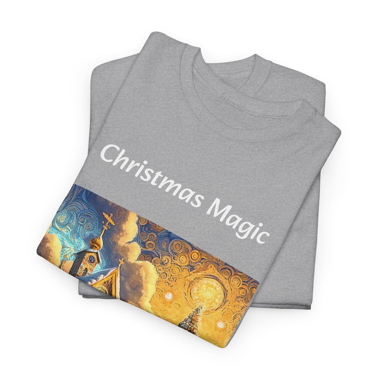 Magic Christmas Amazing Unisex Heavy Cotton Short Sleeve Tee Shirts!