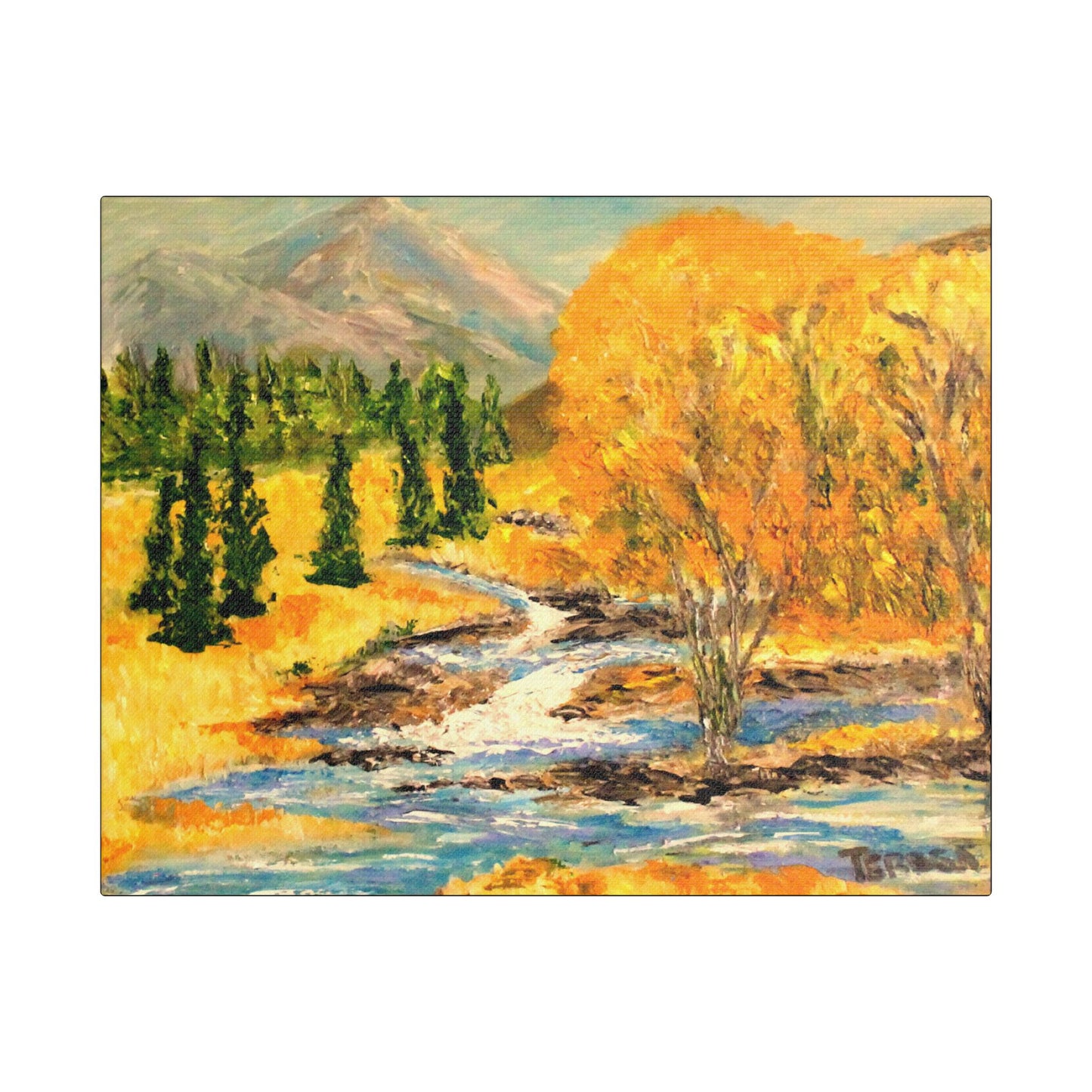 Colorado Morning - Art- Gallery Wrapped- Satin Stretched Canvas Gallery Wraps - No Frame Needed