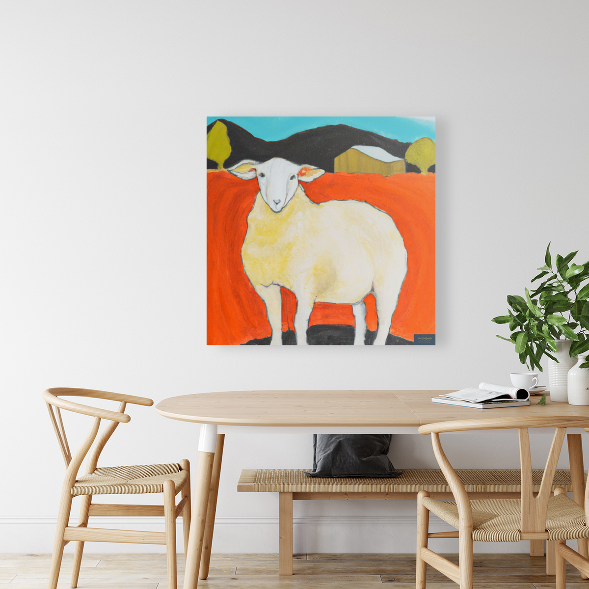 My Prize Sheep| Farm Harvest| Prints, Canvas, Wood, or Metal Art