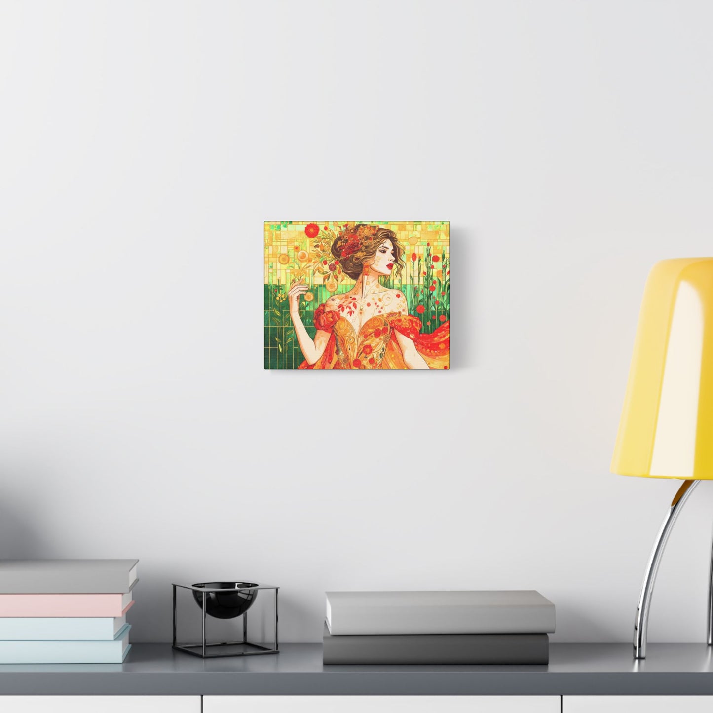 Autumn Queen  -Art- Gallery Wrapped- Satin Stretched Canvas Gallery Wraps - No Frame Needed