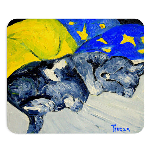 Sleeping Kitty Mousepad