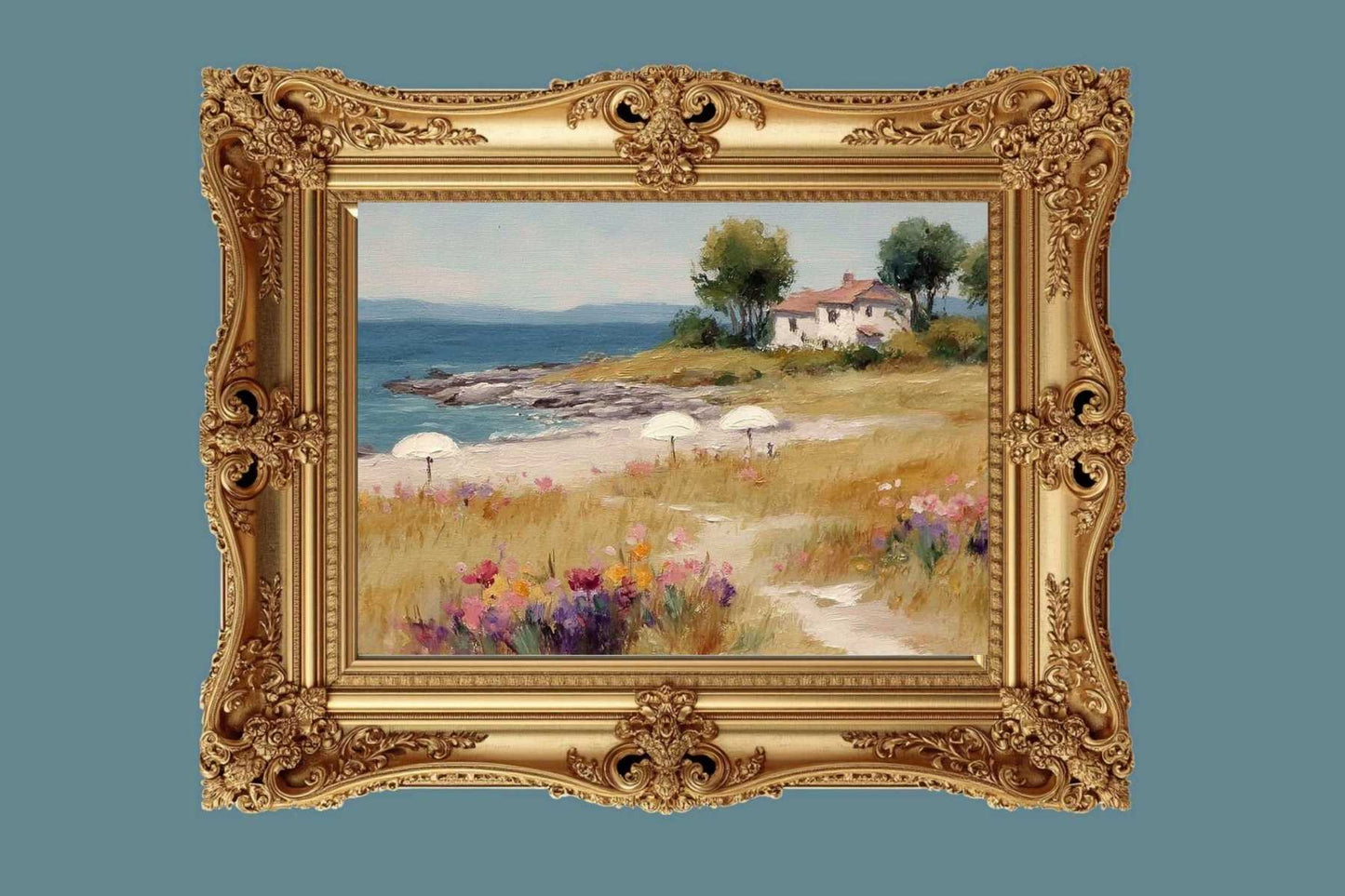 Private Paradise| Tropical Print| Coastal Beach| Giclee on Canvas, Wood, Metal, Fine Art Paper