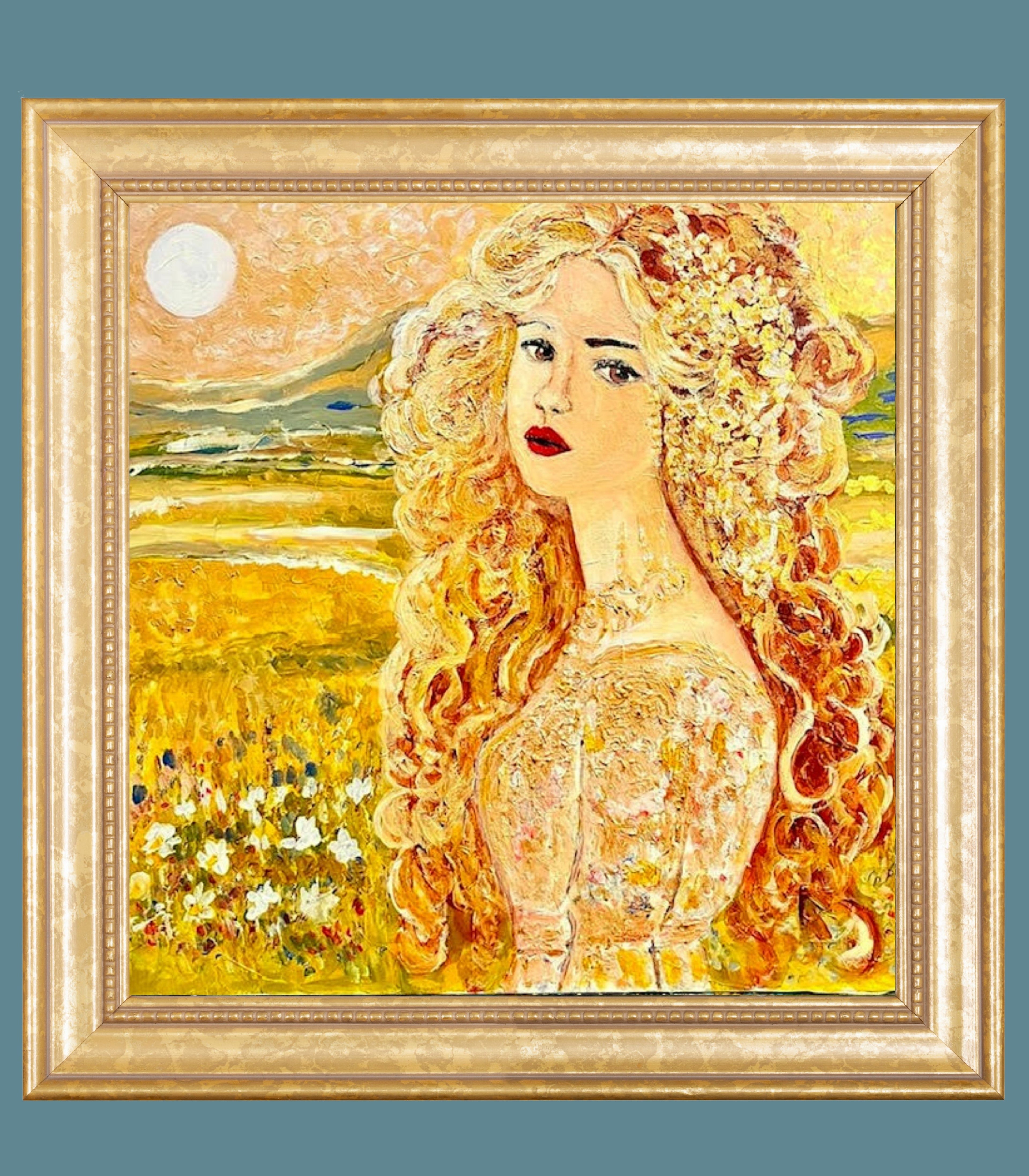 The Queen of Summer- Art Giclee Paper- Wood- Metal- Canvas