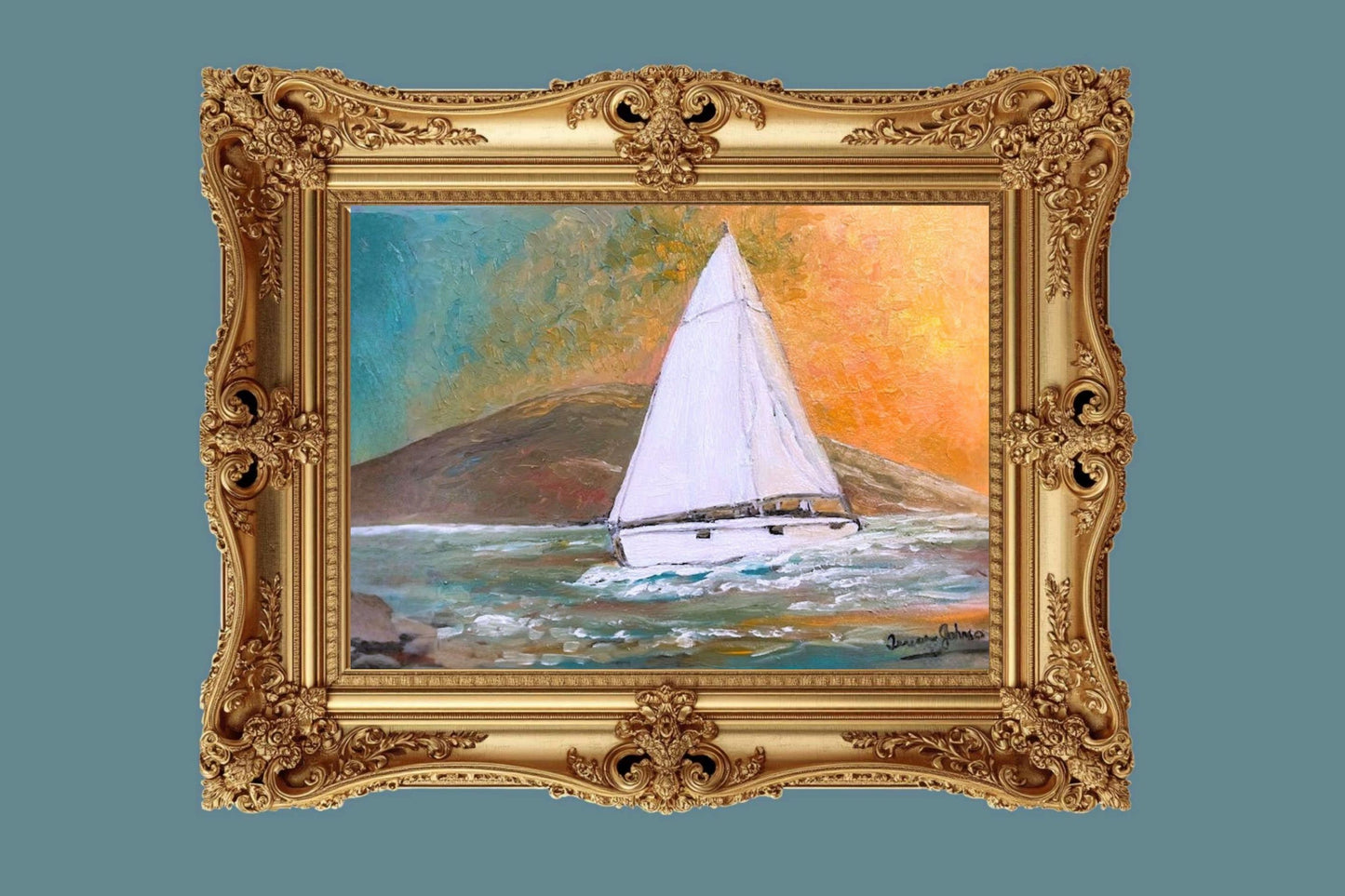 Evening Passage | Print of Teresa Johnson Original | Giclee Paper - Wood - Metal - Canvas