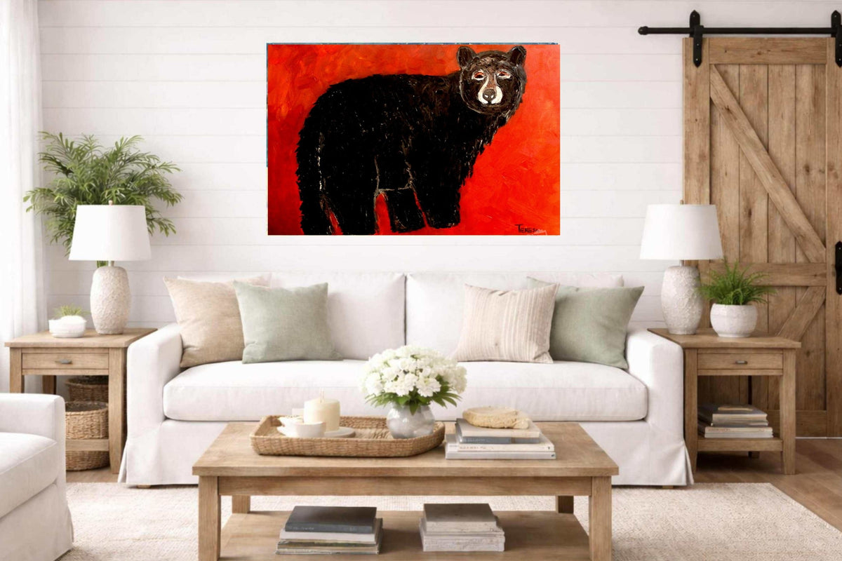 Black Mountain Bear| Animal Art| Prints, Canvas, Wood, or Metal Art