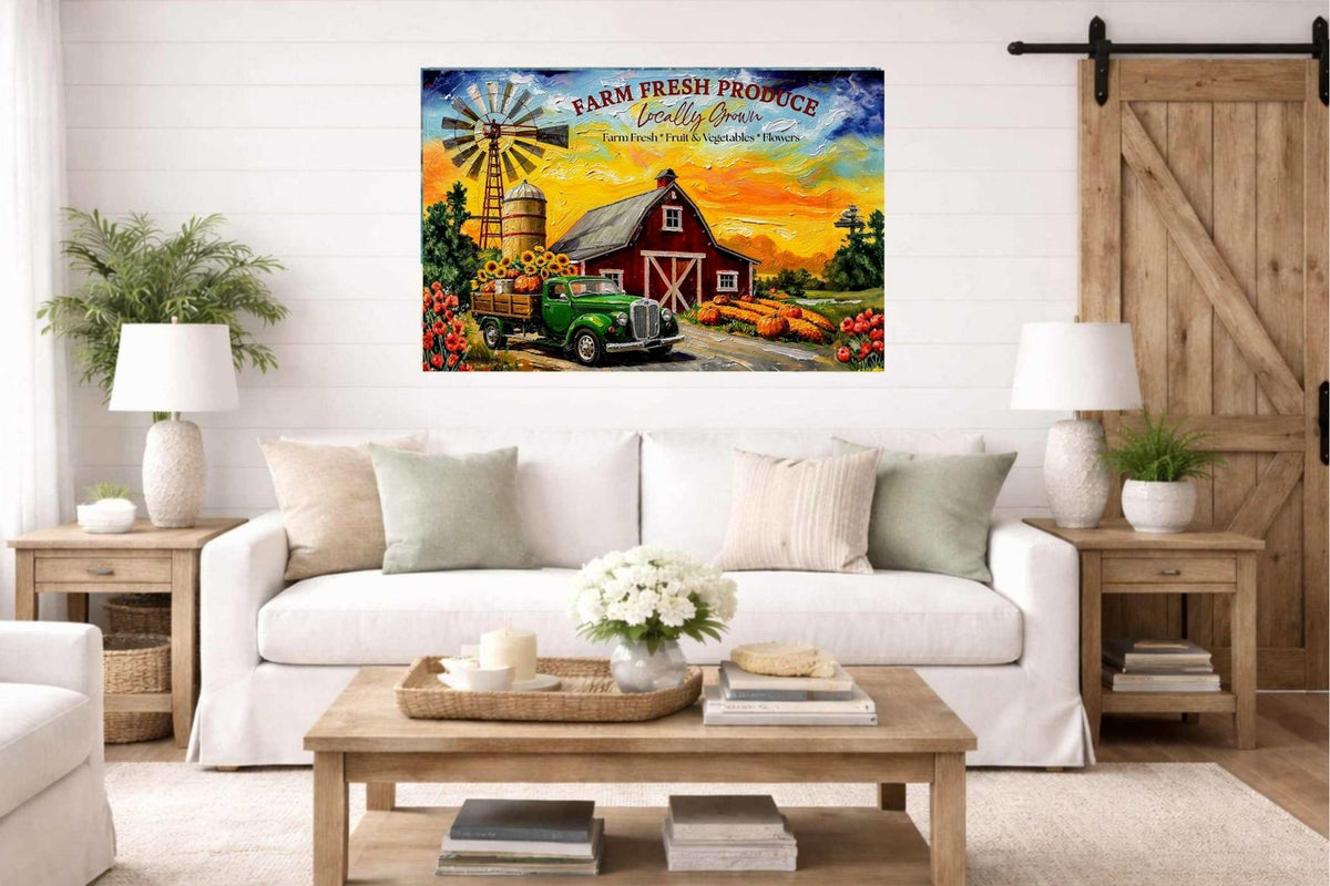 Fresh Grown Produce| Art Prints and Canvases. Giclee Paper- Wood-Metal- Canvas