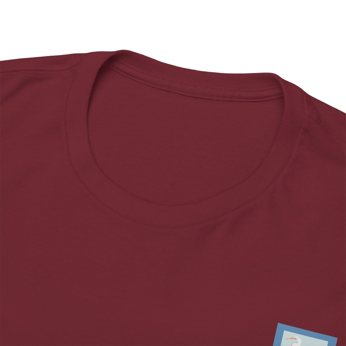 White Egret- Amazing Unisex Heavy Cotton Short Sleeve Tee Shirts!