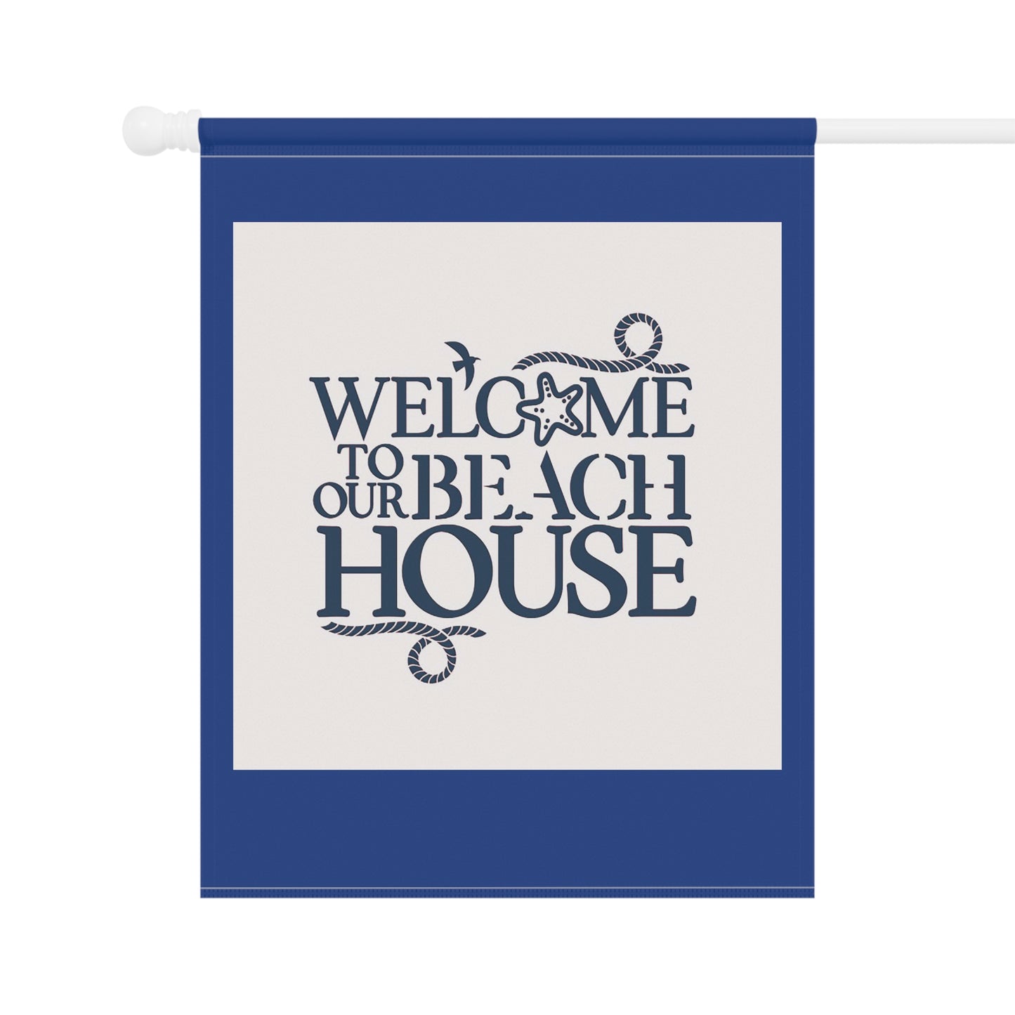 Welcome to the Beach House. Garden & House Banner