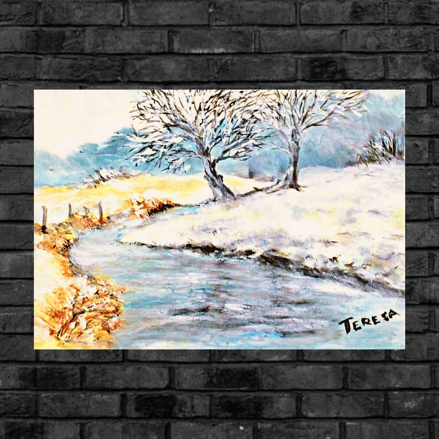 Watson Creek| Mountain Creek Art| Teresa Johnson Art| Giclee Paper- Wood- Metal- Canvas