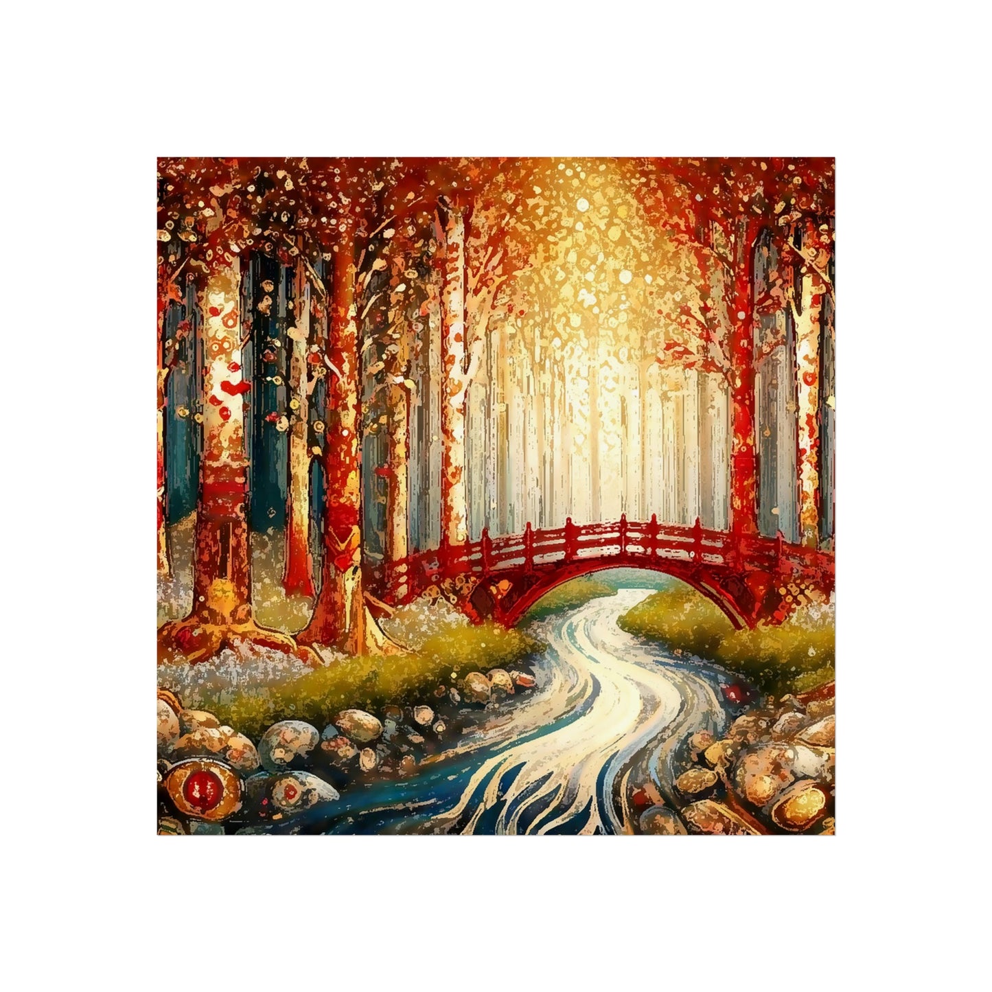 Magical Forest- Art- Giclée Technique Fine Art Posters- No Frame