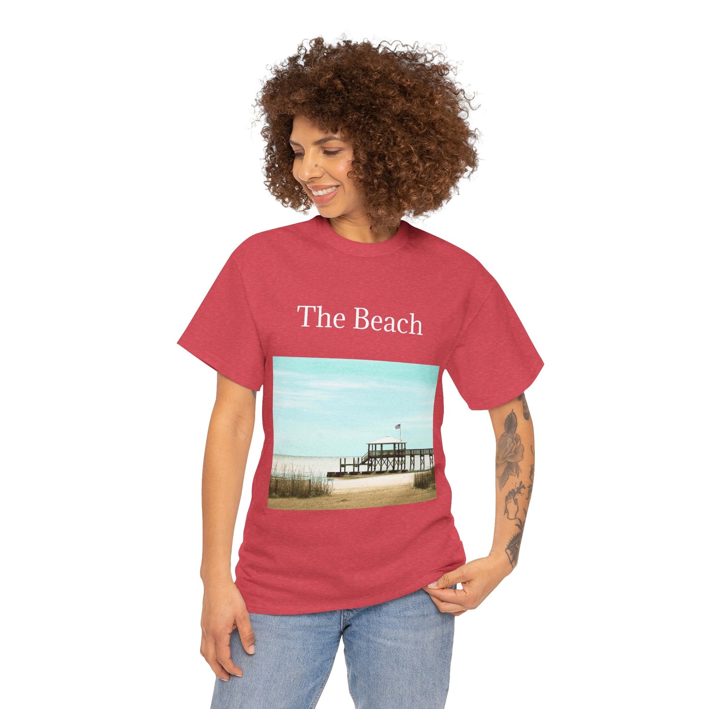 The Beach- Amazing Unisex Heavy Cotton Short Sleeve Tee Shirts!