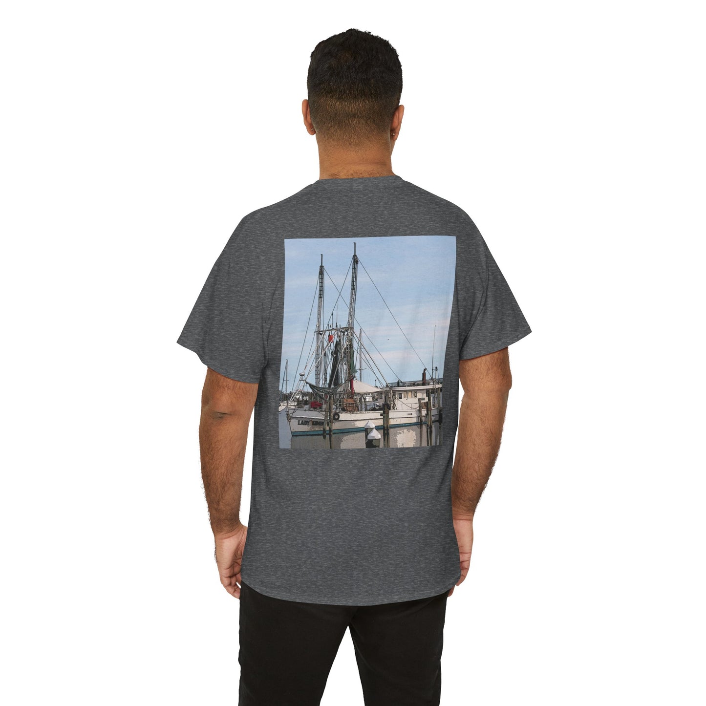 Shrimp Boat- Amazing Unisex Heavy Cotton Short Sleeve Tee Shirts!