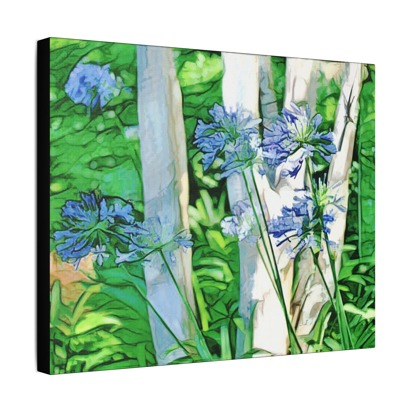 Savannah's Garden - Art- Gallery Wrapped- Satin Stretched Canvas Gallery Wraps - No Frame Needed