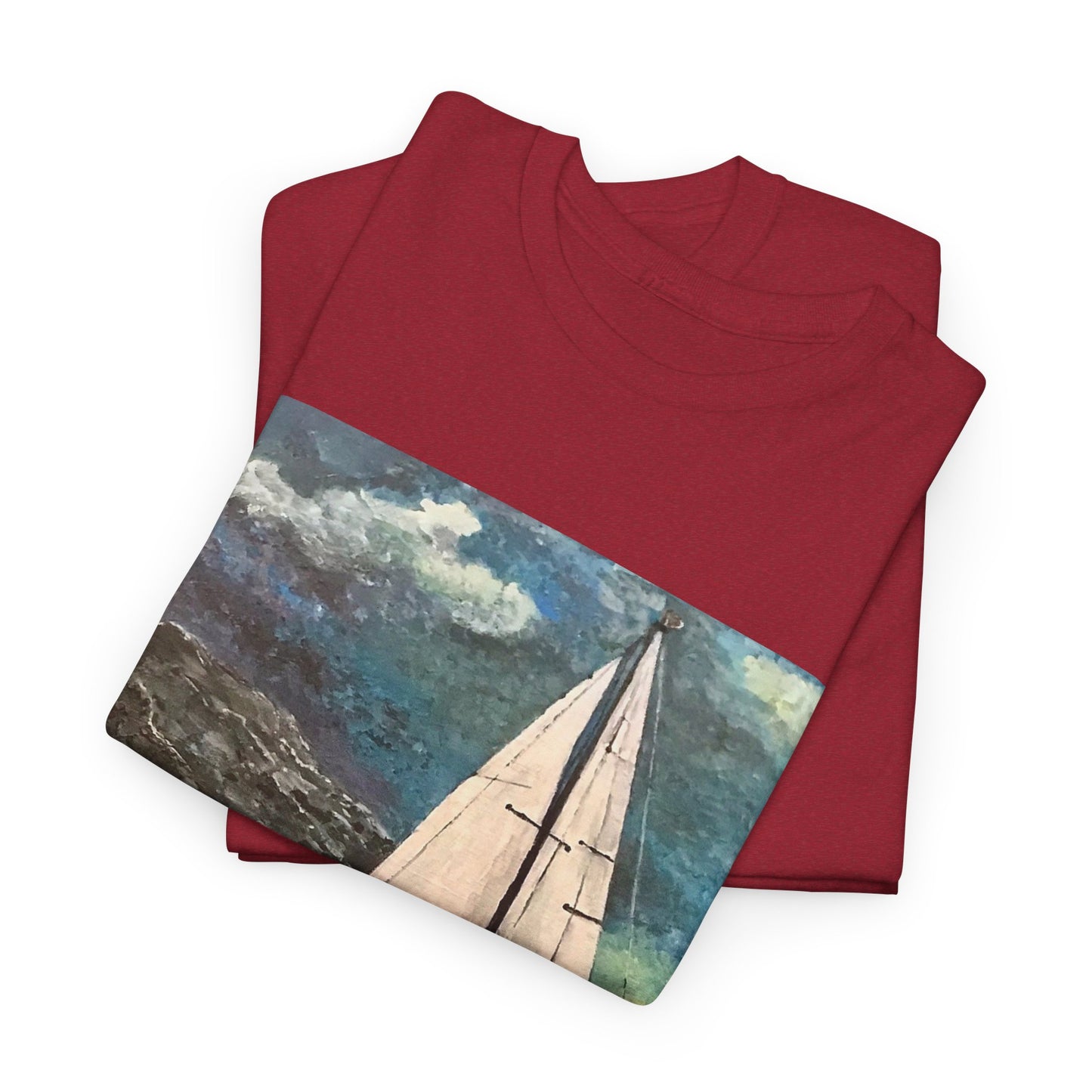Tropical Sailing - Amazing Unisex Heavy Cotton Short Sleeve Tee Shirts!