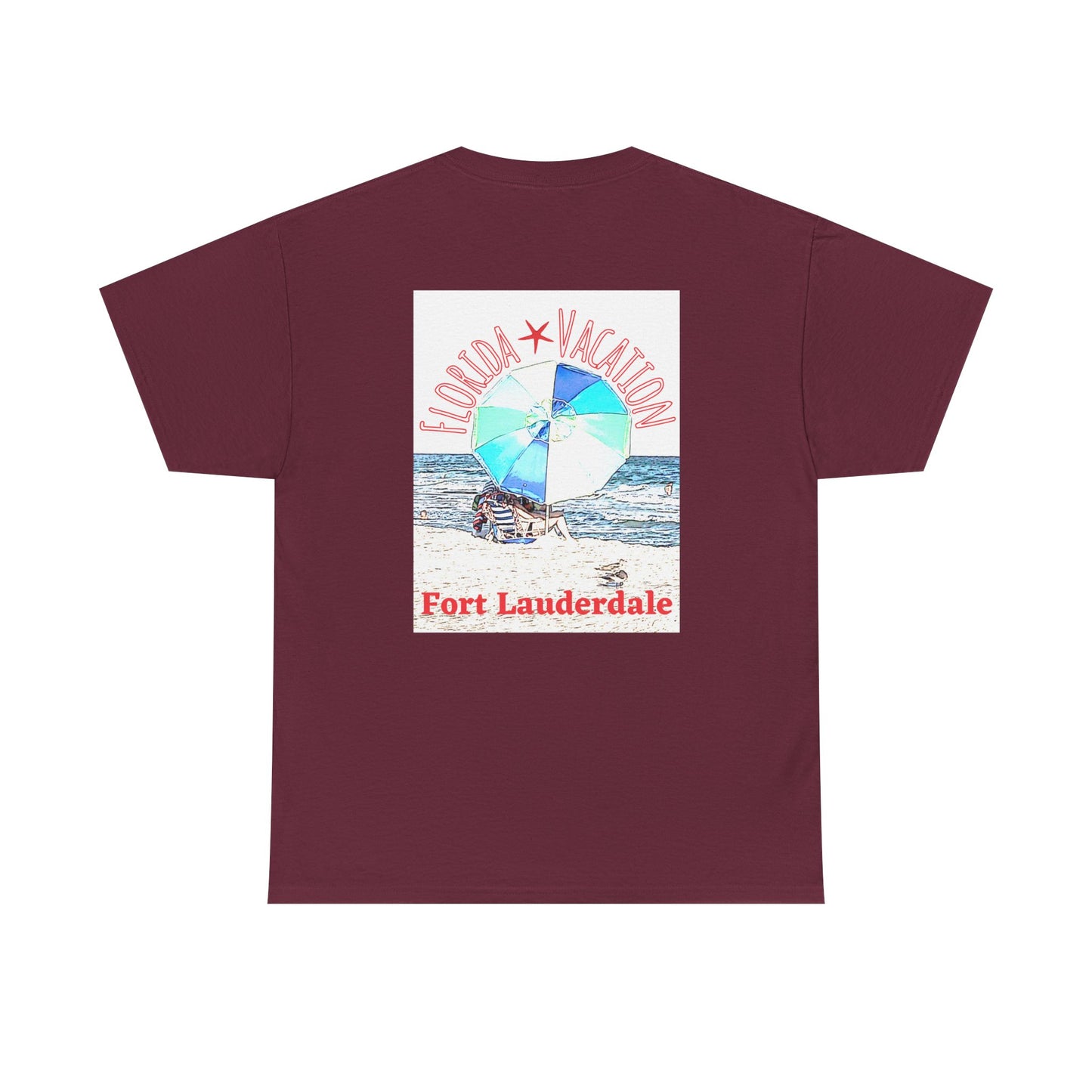 Florida Vacation Fort Lauderdale - Amazing Unisex Heavy Cotton Short Sleeve Tee Shirts!