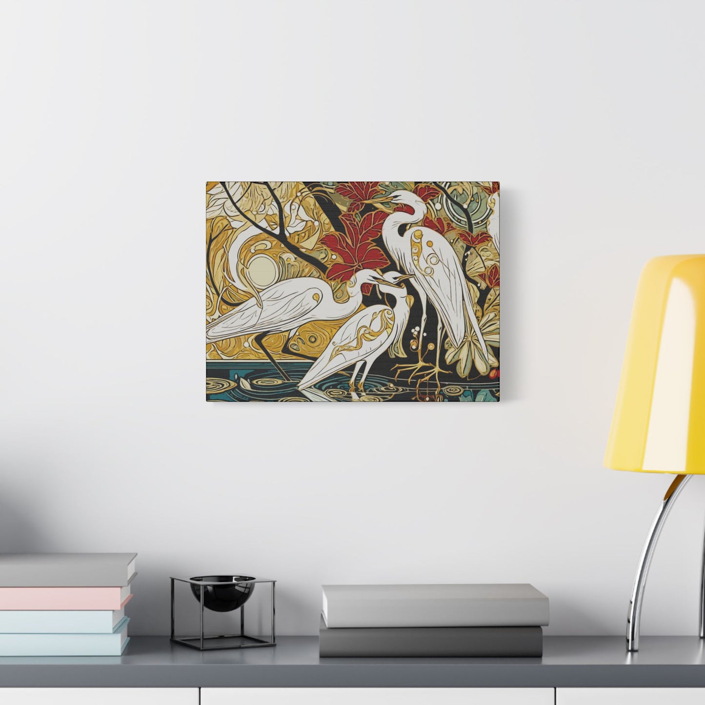 Gorgeous Birds- Art- Gallery Wrapped- Satin Stretched Canvas Gallery Wraps - No Frame Needed