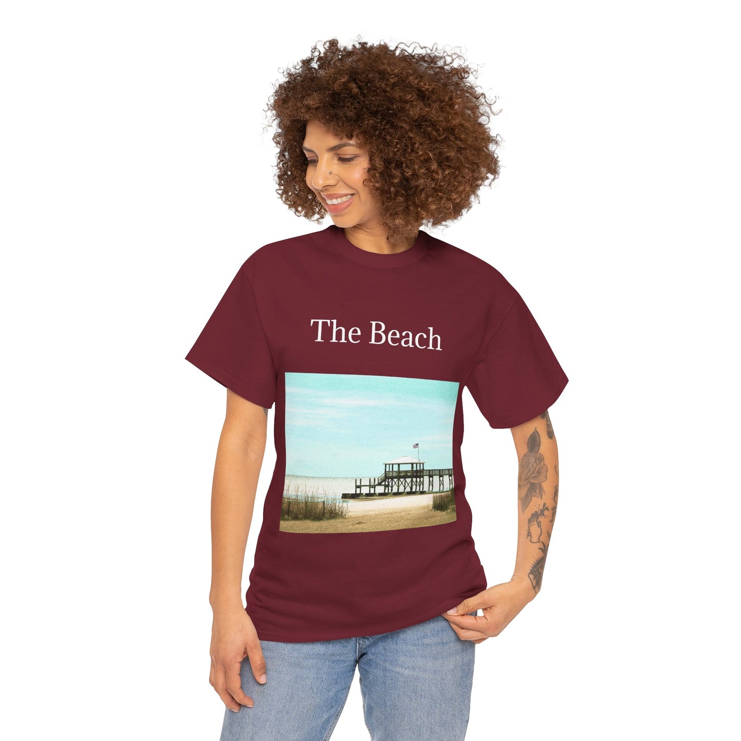 The Beach- Amazing Unisex Heavy Cotton Short Sleeve Tee Shirts!
