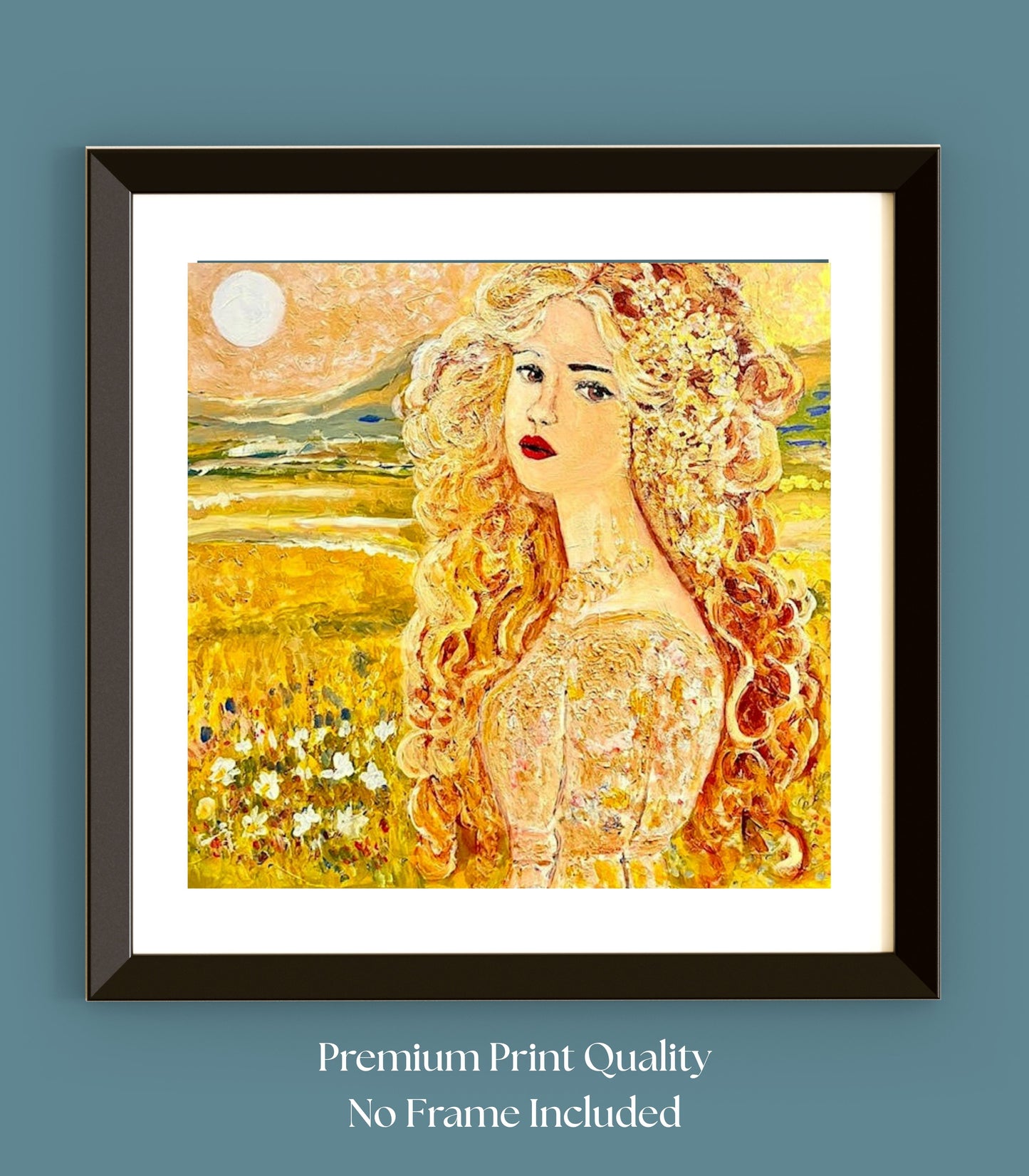 The Queen of Summer- Art Giclee Paper- Wood- Metal- Canvas