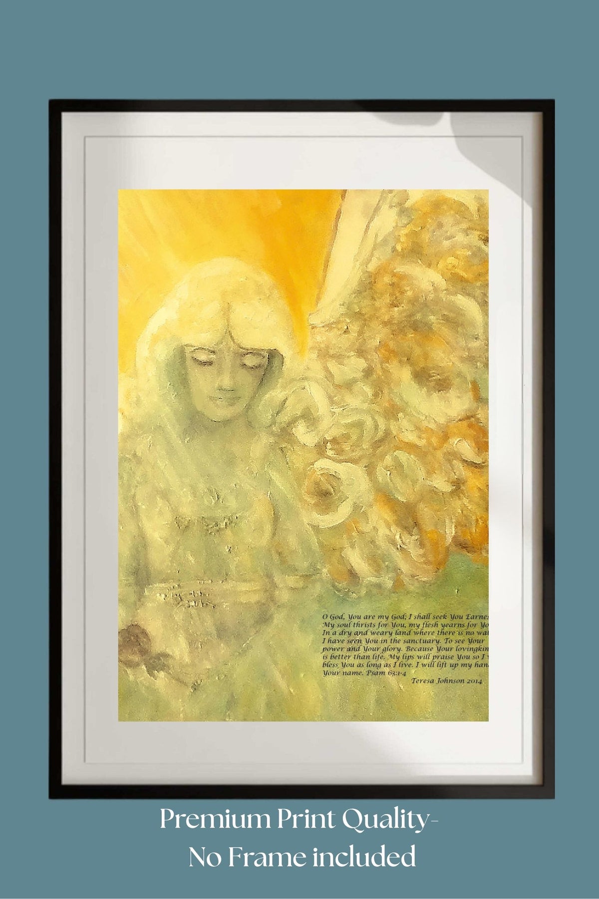 Angels Watch Over Thee| Heavenly Art| Inspiration| Print, Wood, Metal or Canvas- Heaven Being sent by God - Art by Teresa Johnson
