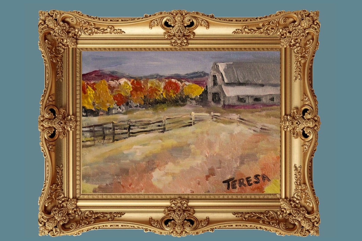 Harvest Farm- Giclee Paper- Wood- Metal- Canvas