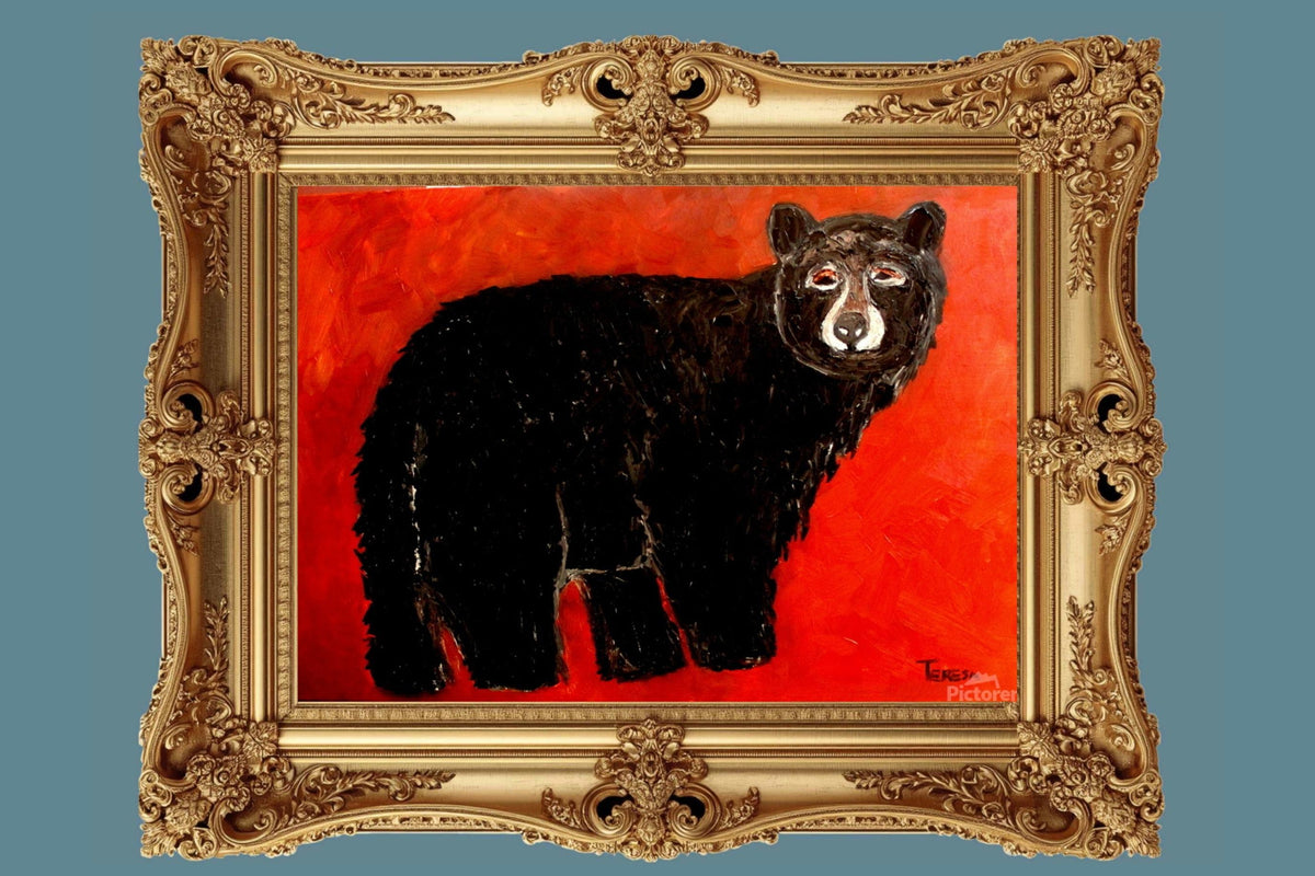Black Mountain Bear| Animal Art| Prints, Canvas, Wood, or Metal Art