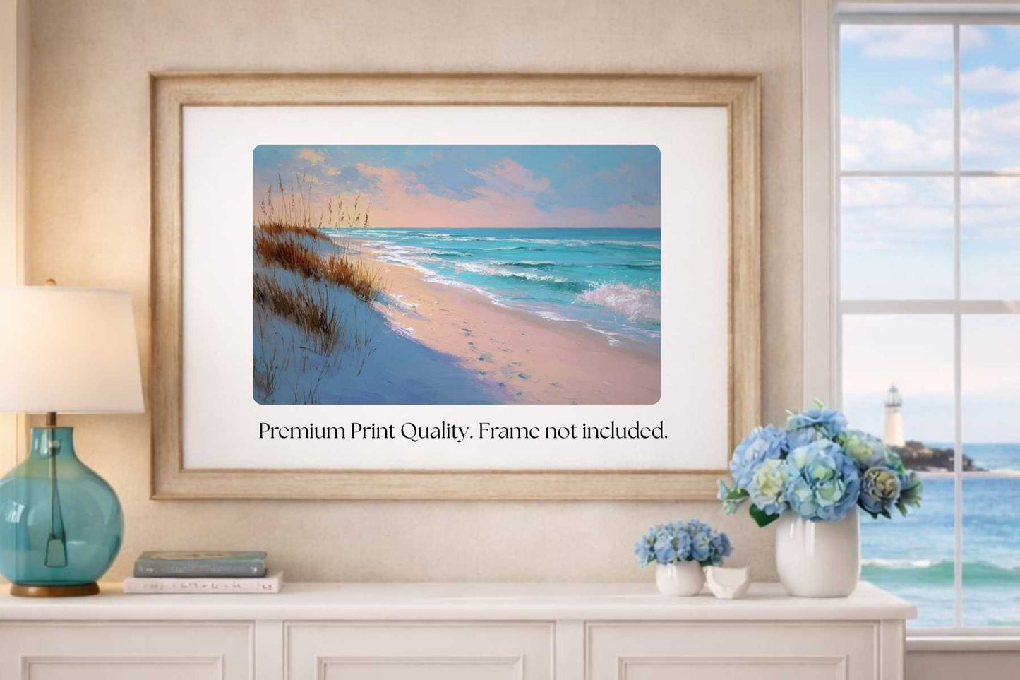 Moody Shores | Coastal Print| Beach Wall Art | Ocean Landscape Print | Giclée on Paper, Canvas, Wood, Metal