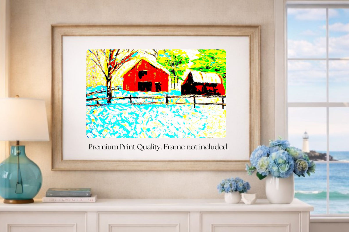 Forsyth Barns| Giclee Paper- Wood- Metal- Canvas
