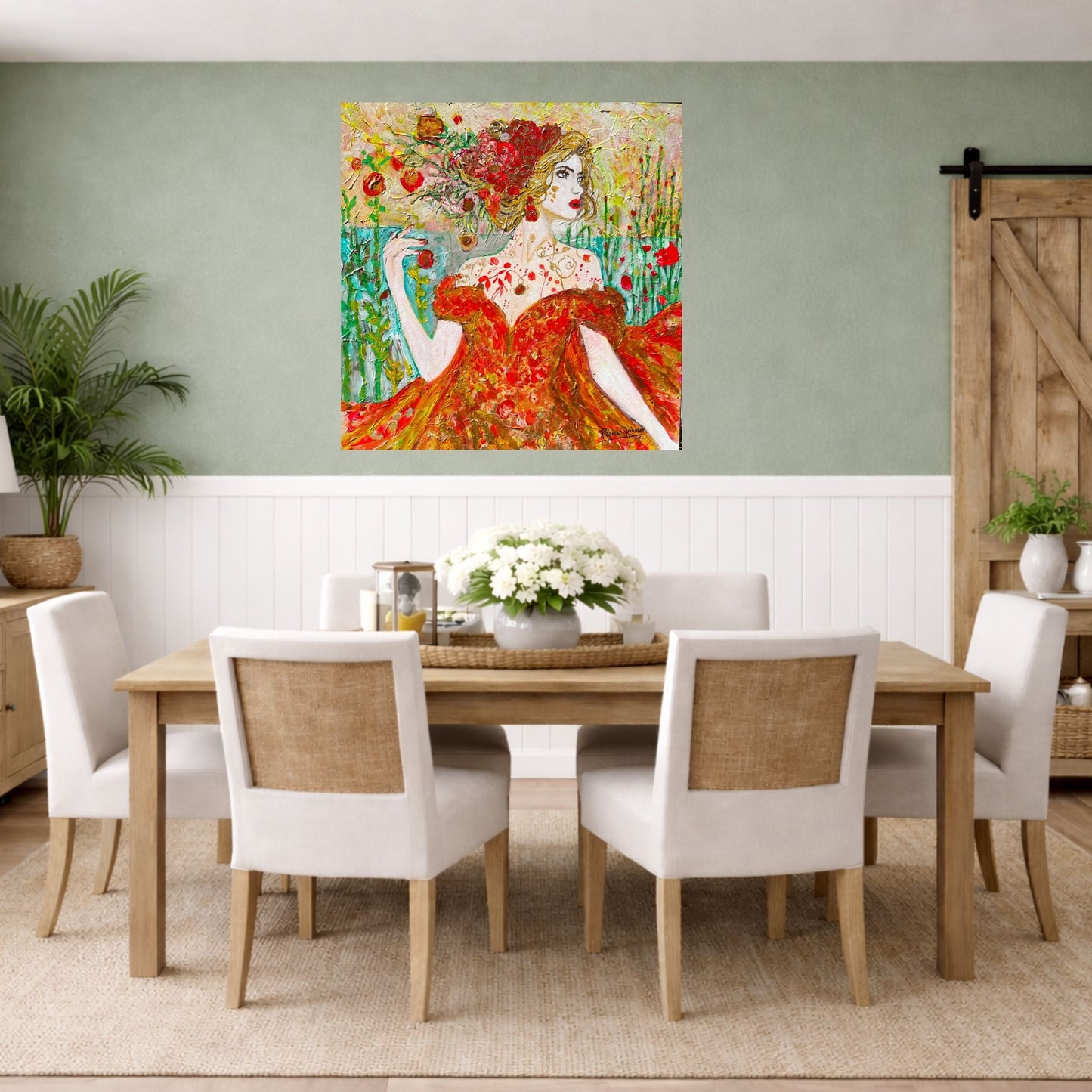 The Queen of Spring- Art Giclee Paper- Wood- Metal- Canvas