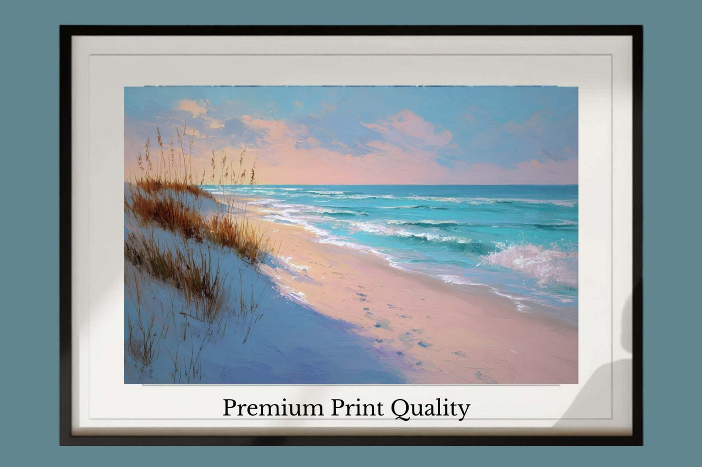 Moody Shores | Coastal Print| Beach Wall Art | Ocean Landscape Print | Giclée on Paper, Canvas, Wood, Metal