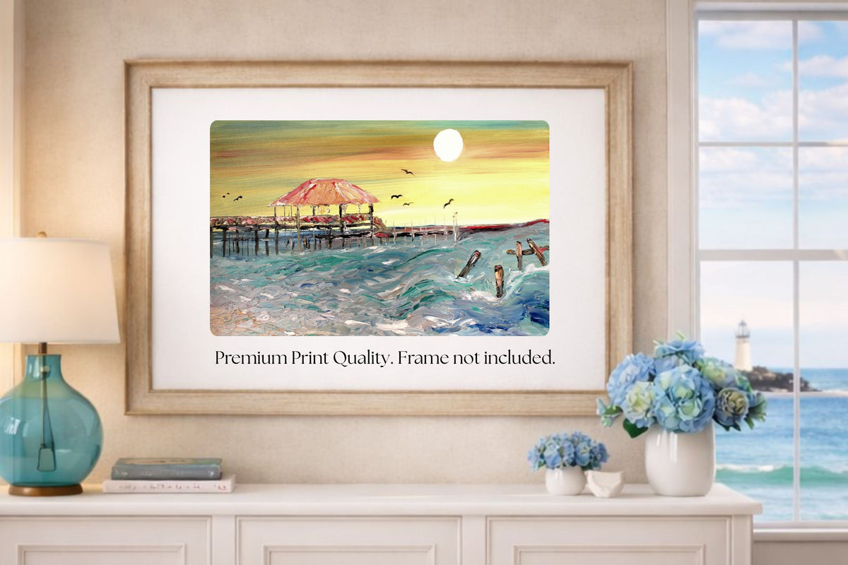 Can't Get Enough of The Mississippi Gulf Coast-Giclee Paper- Wood- Metal- Canvas