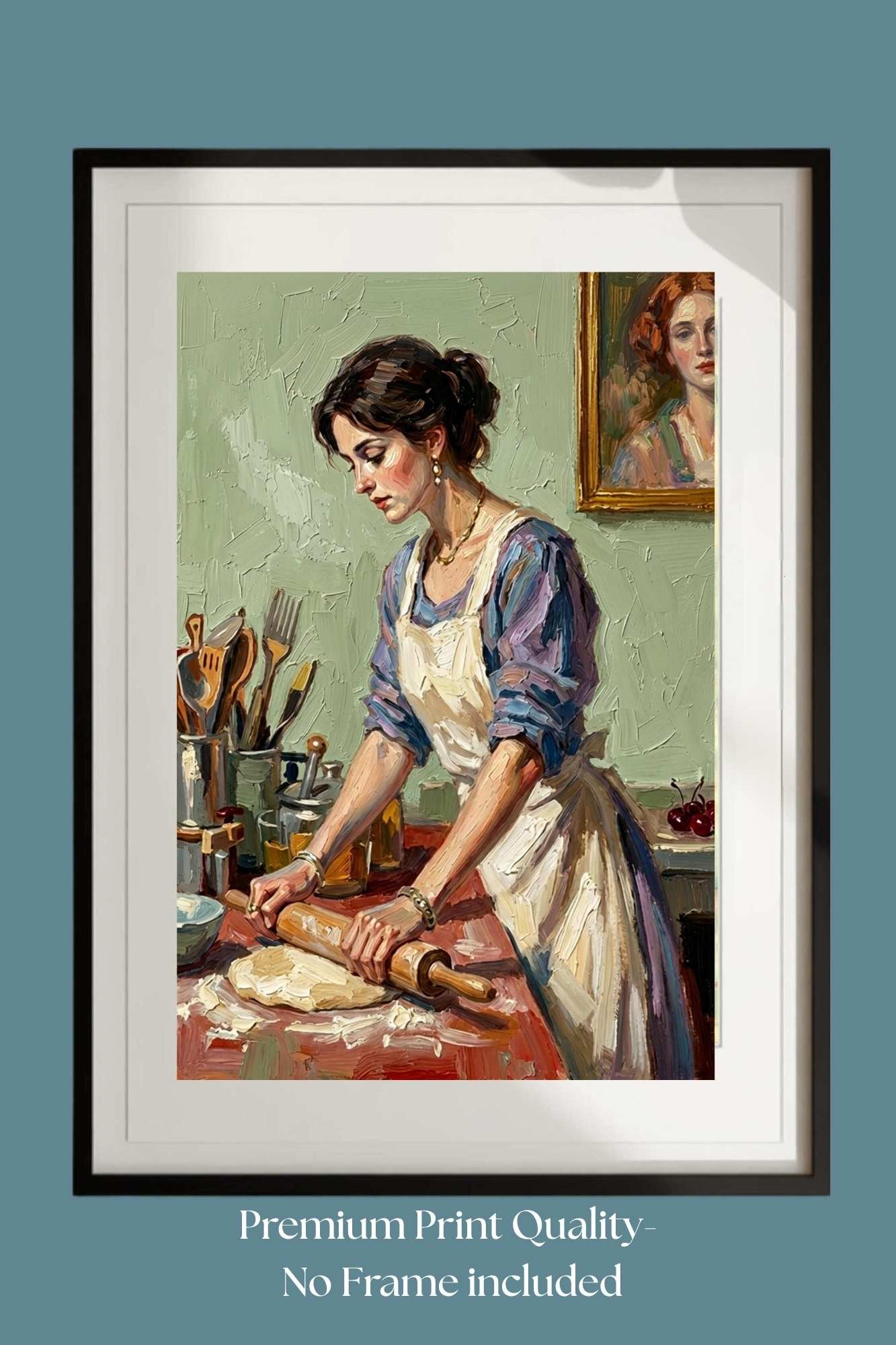 The Baker's Family Pie Recipe | Farmhouse Print| Kitchen Art | Giclée Paper • Wood • Metal • Canvas