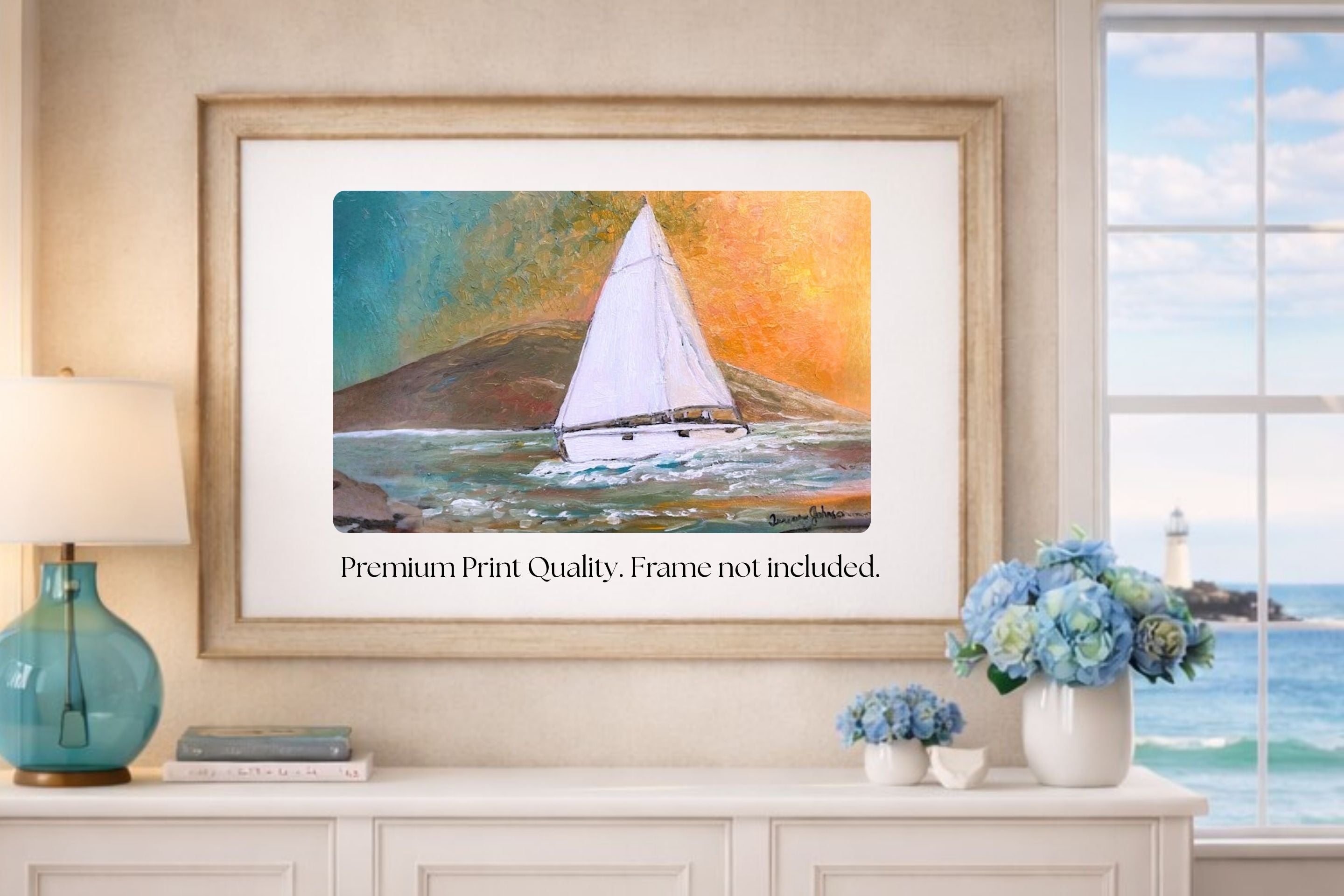 Evening Passage | Print of Teresa Johnson Original | Giclee Paper - Wood - Metal - Canvas