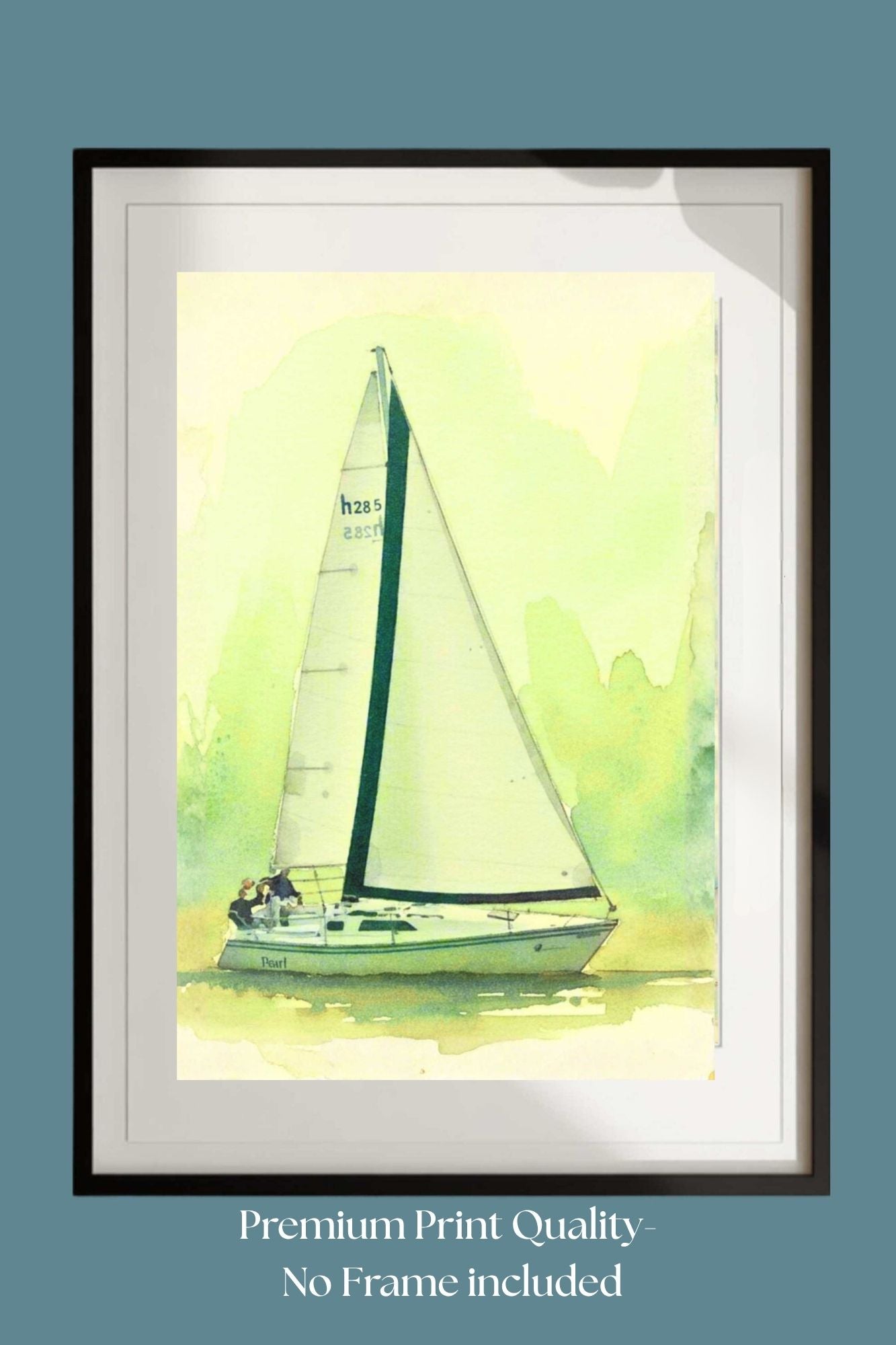Sailing Boat Race| Water Sports Art| Giclee Paper- Wood- Metal- Canvas