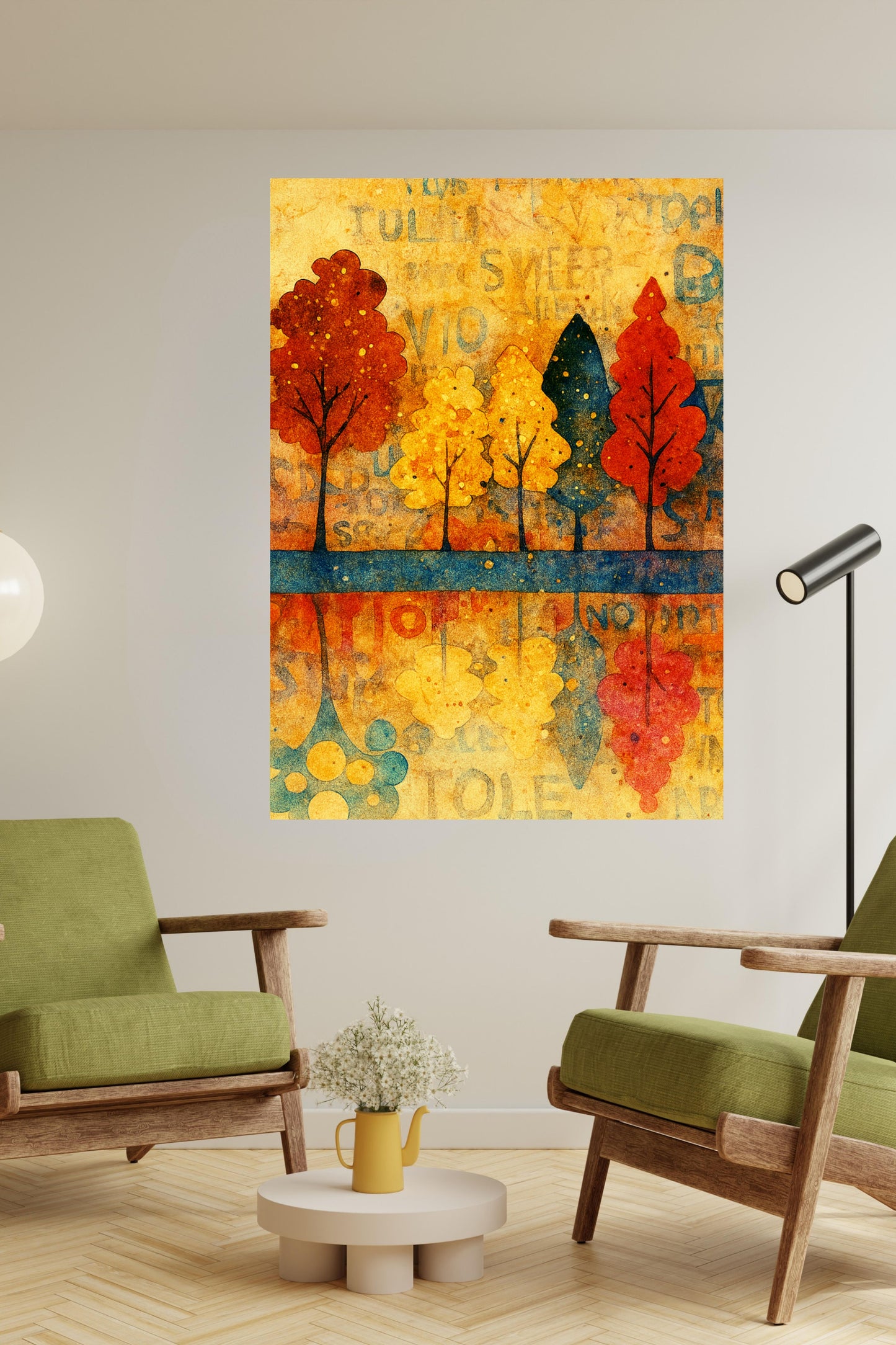 Abstract Fall Day- Art Prints And Canvases