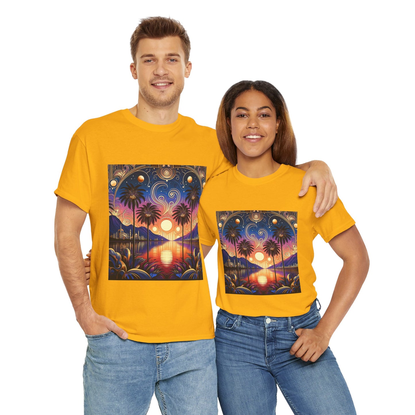 Tropical Dream- Amazing Unisex Heavy Cotton Short Sleeve Tee Shirts!
