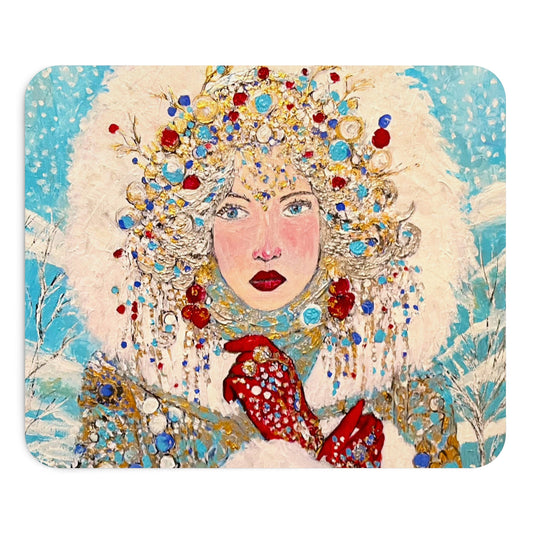 The Queen of Winter Mousepad